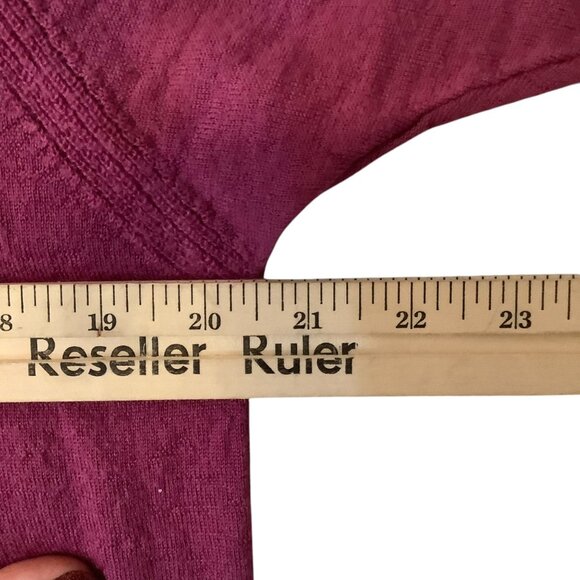 J.Jill Wearever Collection Washable Merino Wool Sweater Women Size Medium Berry - Picture 5 of 8